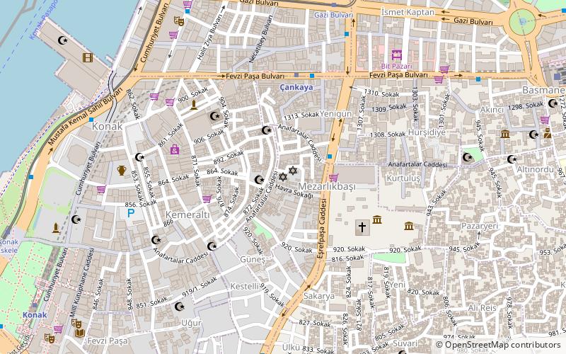 Signora Giveret Synagogue location map