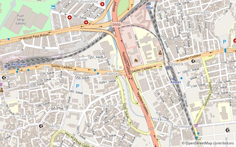 Caravan Bridge location map