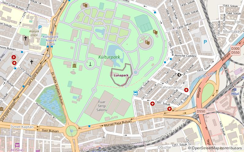 lunapark izmir location map