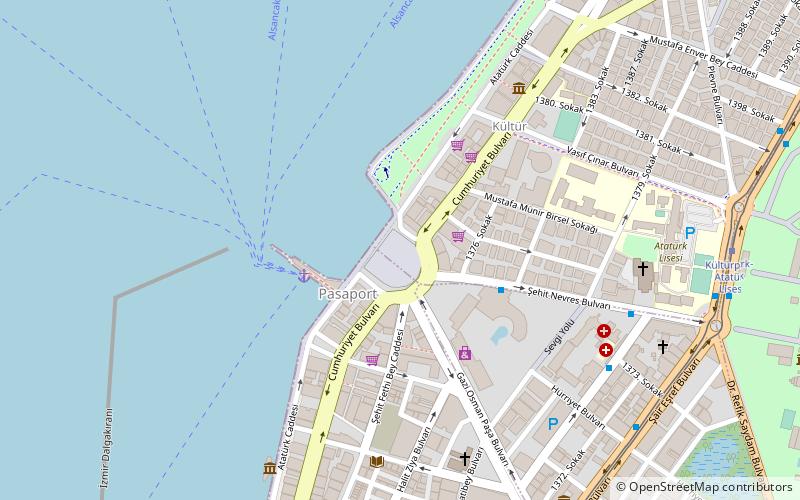 Atatürkstatue location map