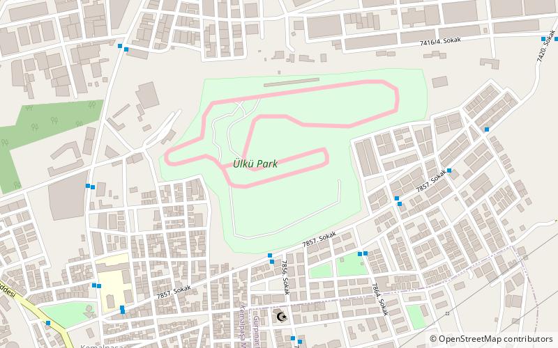 izmir park location map