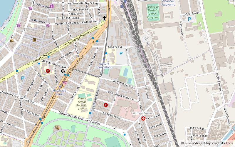 İzmir Atatürk Volleyball Hall location map