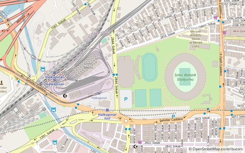 İzmir Halkapınar Spor Salonu location map