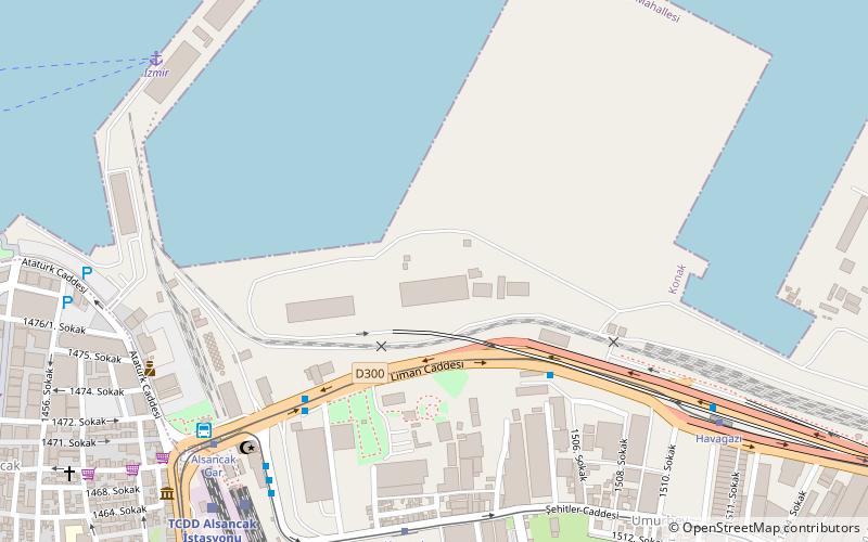 Port of İzmir location map