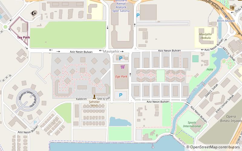 Ege Park location map