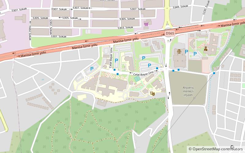 Manisa Celal Bayar University location map