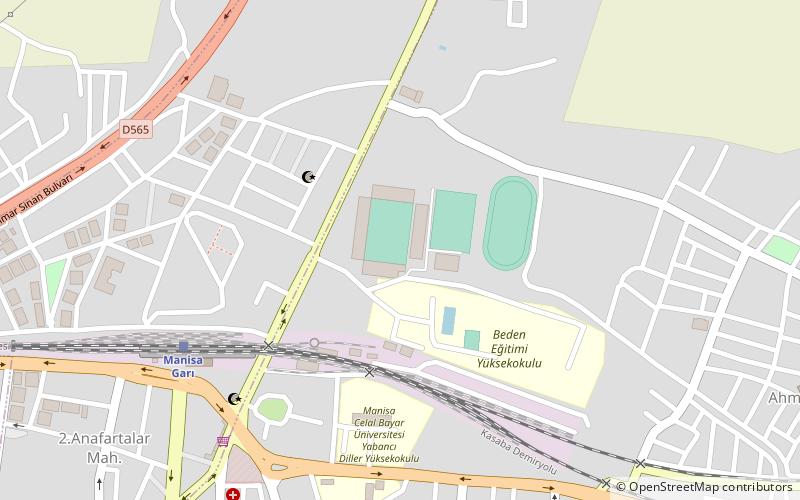 Estadio Manisa 19 Mayis location map