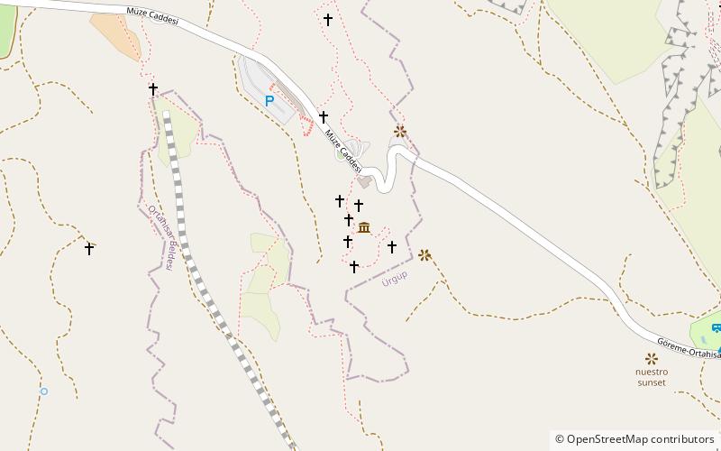 Iglesias de Göreme location map