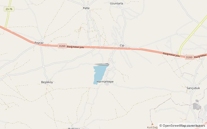 barrage de cip elazig location map