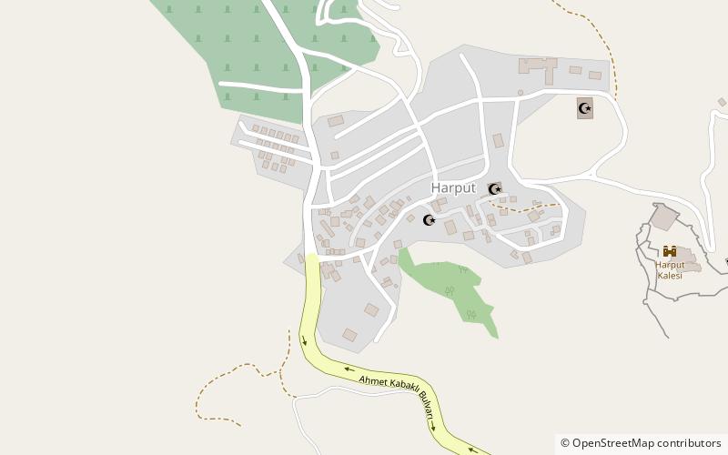 harput elazig location map