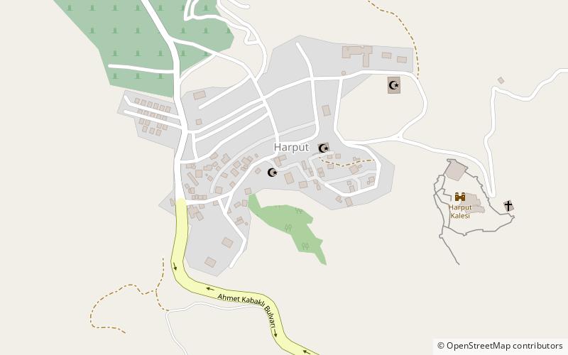 harput elazig location map