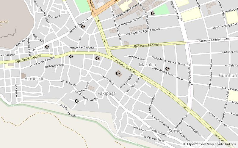 imaret camii afyonkarahisar location map