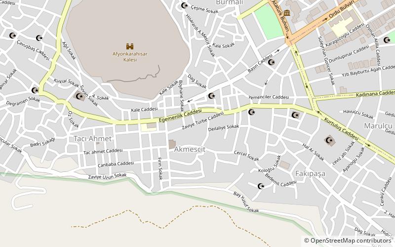 afyonkarahisar sultan divani mevlevihane muzesi location map