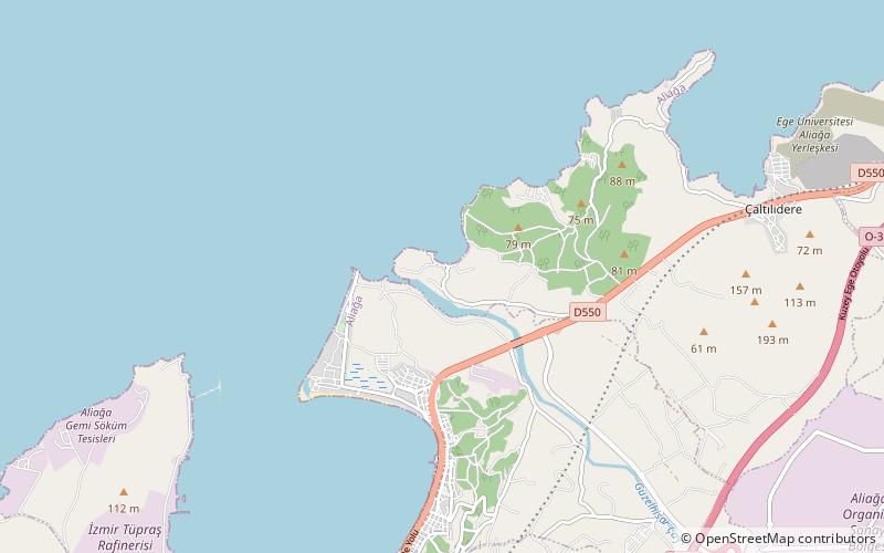 Myrina location map