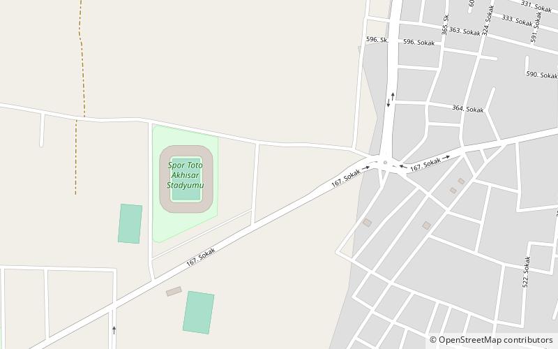 Spor Toto Akhisar Stadium location map