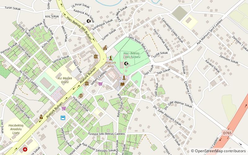Hadschi-Bektasch-Komplex location map