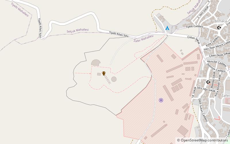 Pérgamo location map