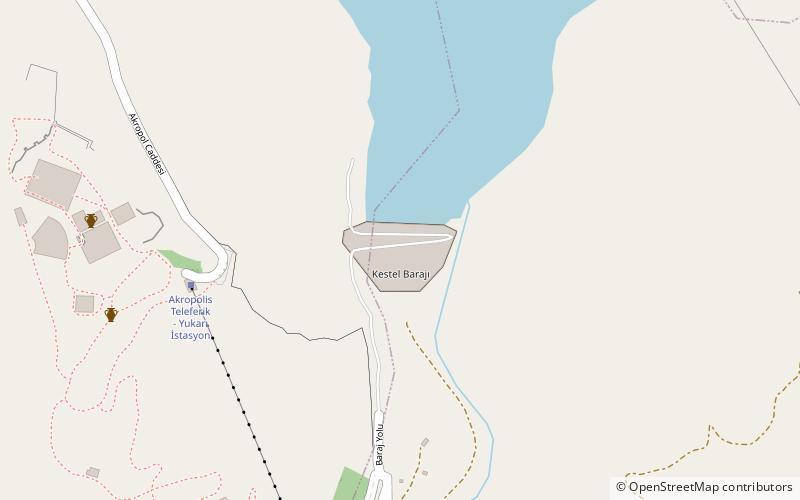 Barrage de Kestel location map