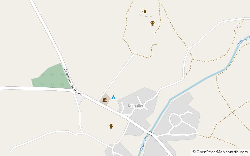 Aizanoi location map