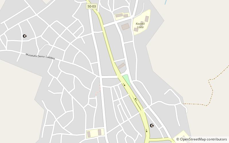 Kozaklı location map