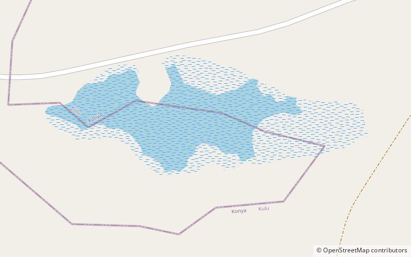 Lake Kömüşini location map
