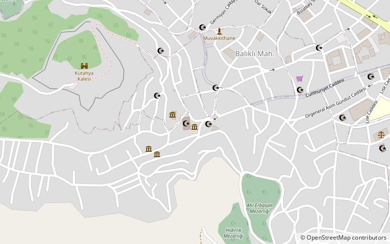 Kütahya Archaeology Museum location map