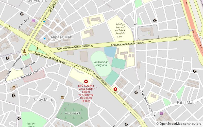 Dumlupınar Stadyumu location map