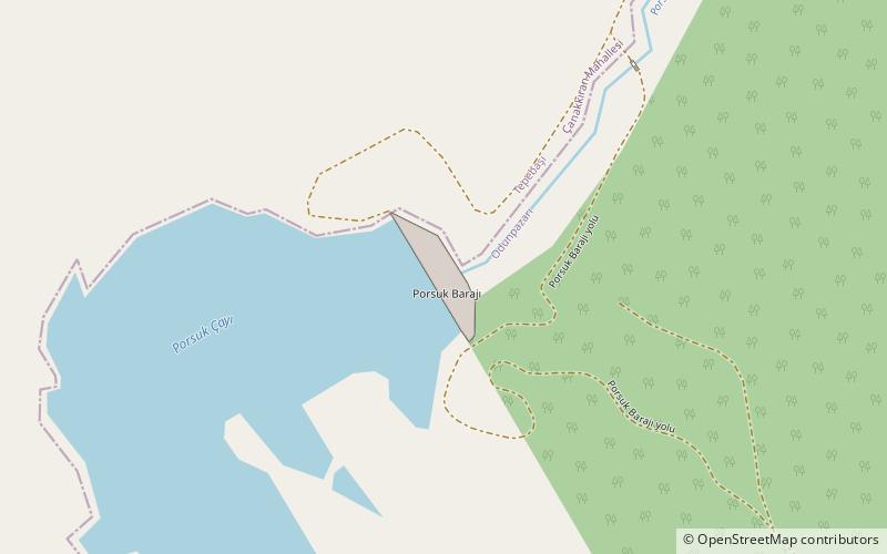 Porsuk Dam location map