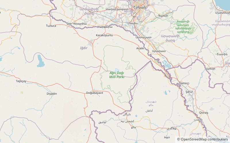 Anomalía de Ararat location map