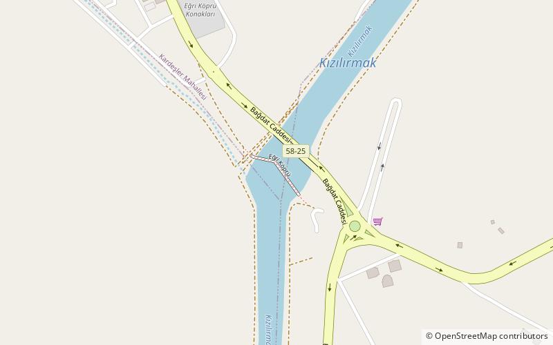Bent Bridge location map