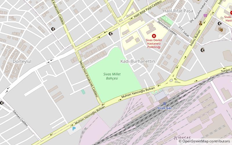 Sivas 4 Eylül Stadium location map