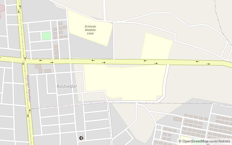 erzincan university location map