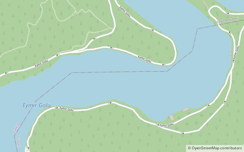 Eymir Gölü location map