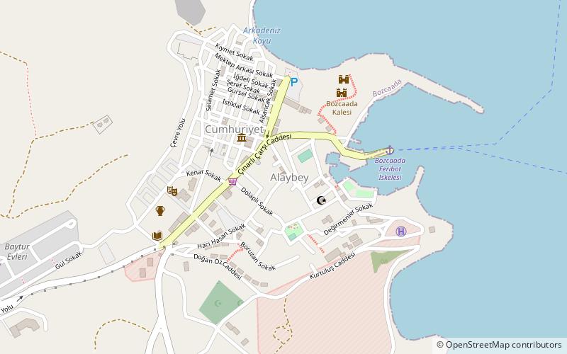 alay bey cami bozcaada location map