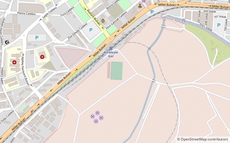 Fikret Karabudak Stadium location map