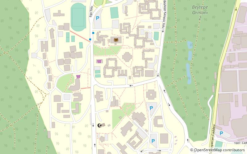 Hacettepe University location map