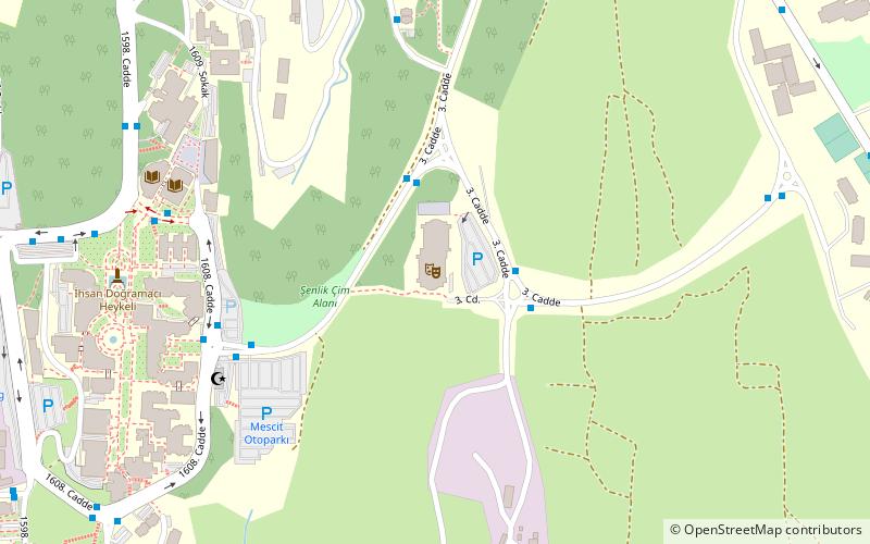 Bilkent Concert Hall location map
