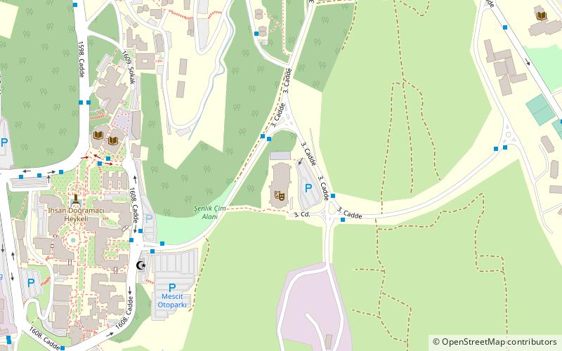 Bilkent-Universität location map