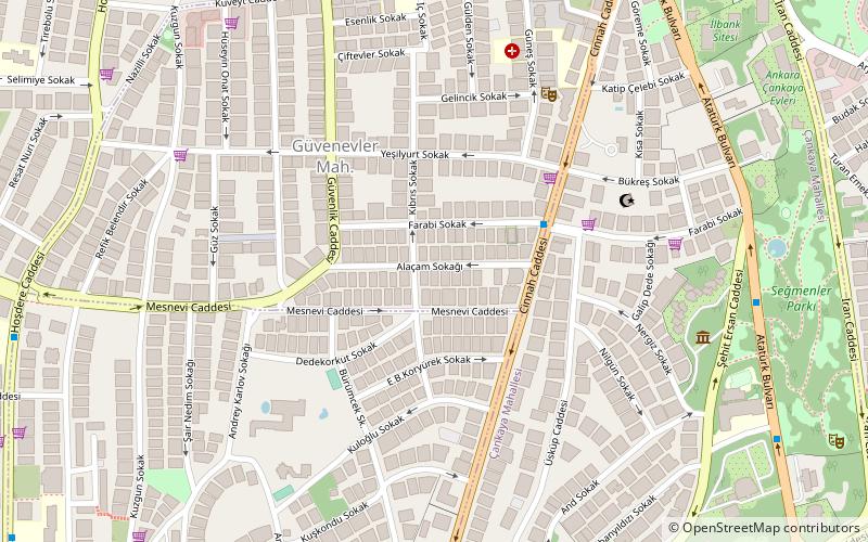 Cinnah Caddesi location map