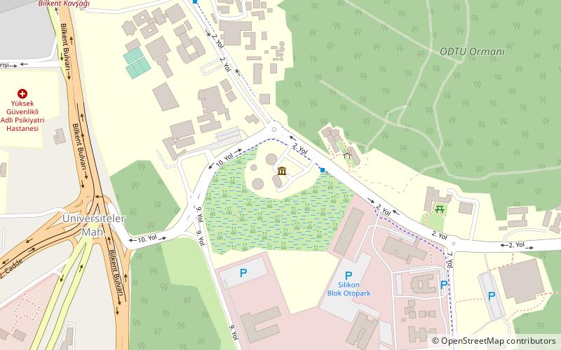 METU Science and Technology Museum location map