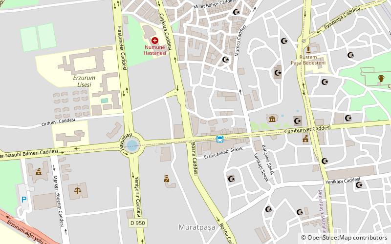 erzurum ataturk evi location map
