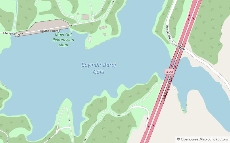 barrage de bayindir ankara location map