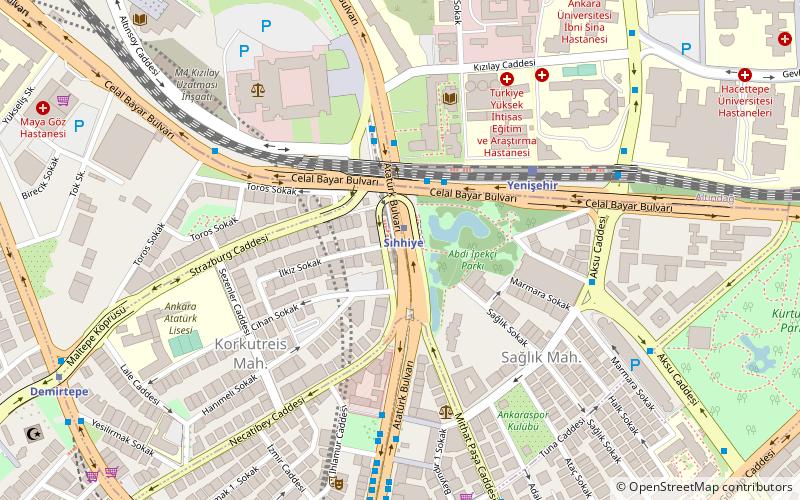 Sıhhiye Square location map