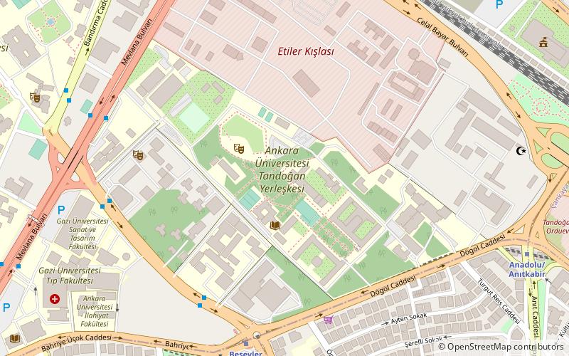 Universidad de Ankara location map