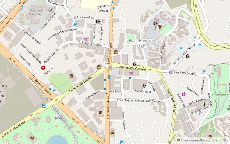 Ulus Square location map