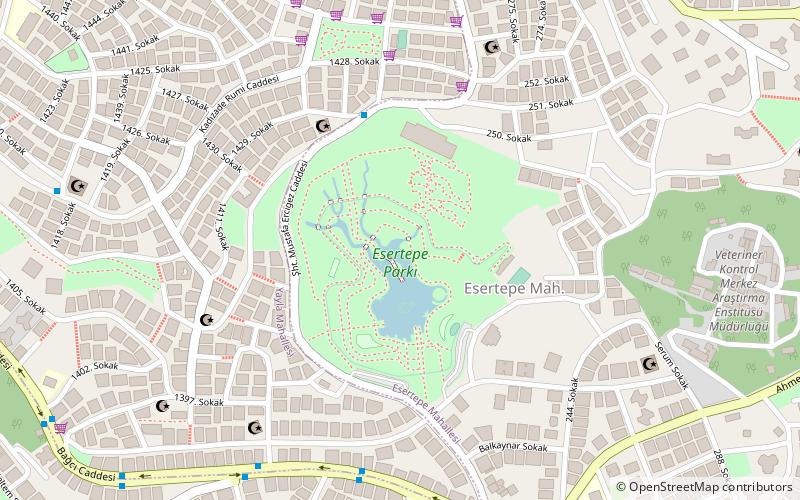 Esertepe Parkı location map
