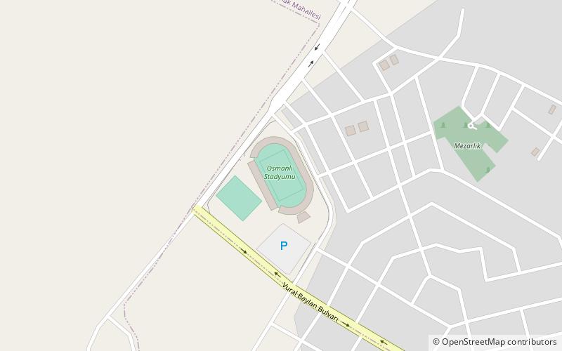 osmanli stadi location map