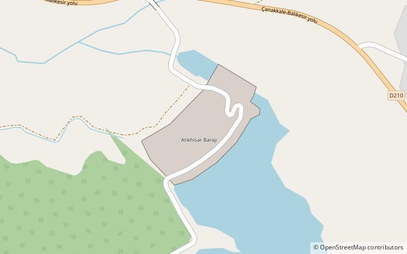 Barrage d'Atikhisar location map
