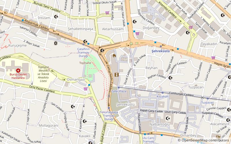 zafer plaza bursa location map