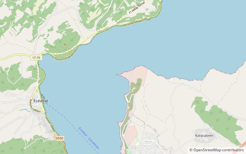 abido canakkale location map